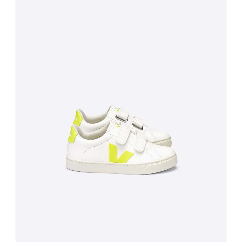 Veja ESPLAR CHROMEFREE Tenisky Detske White/Yellow | SK 826LIS